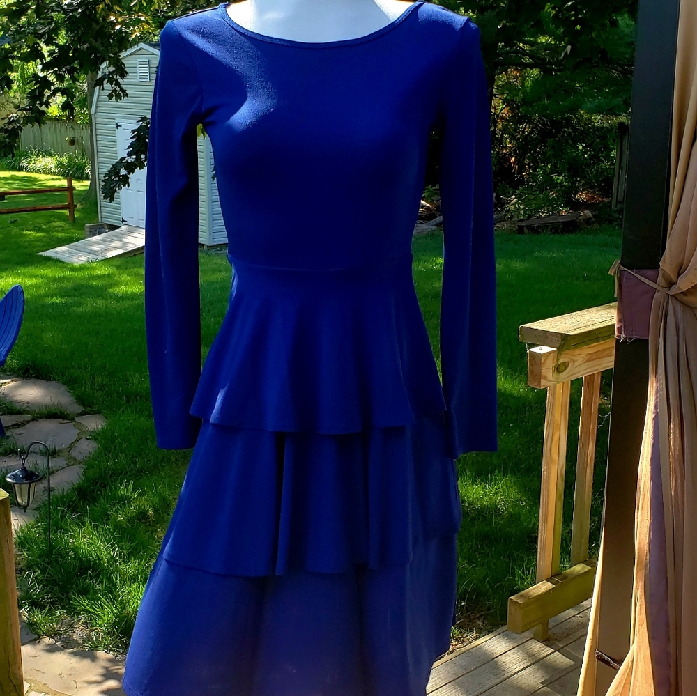 Lularoe Blue Midi Dress